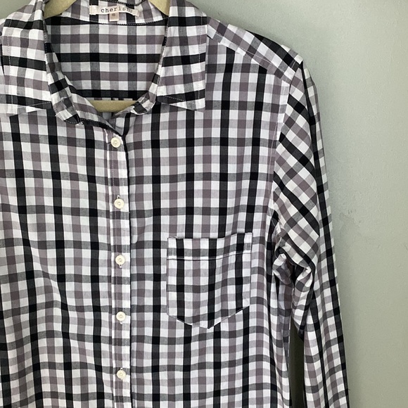 Cherish Plaid Button Up Shirt XS - Picture 3 of 6